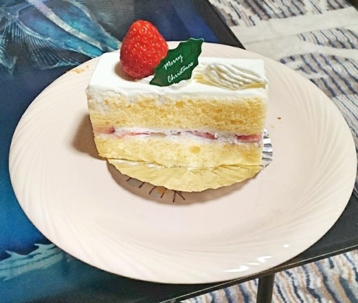 長方形のショートケーキ